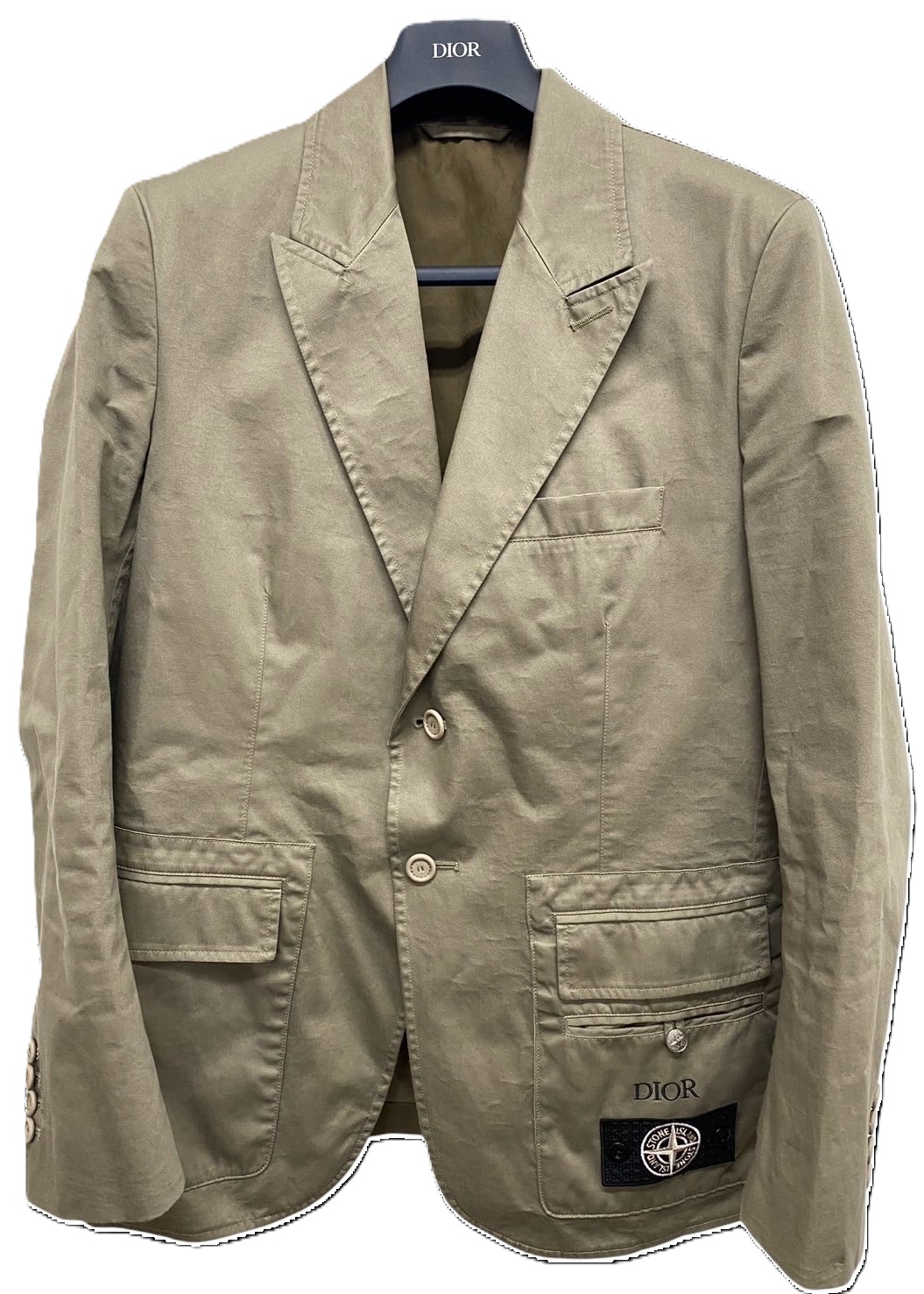 STONE ISLAND×DIOR テーラードジャケット